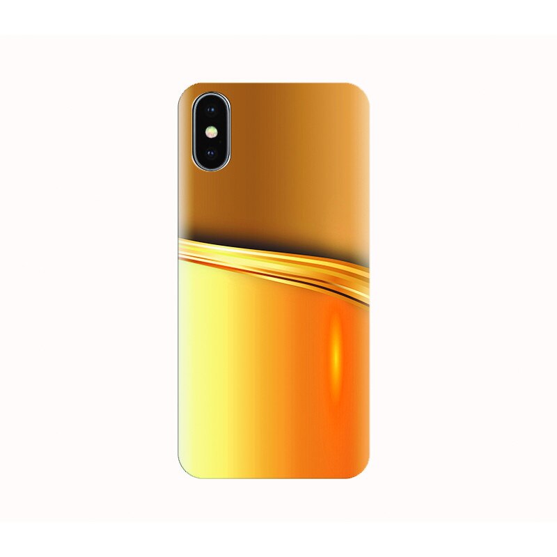 Husa silicon IPHONE X - gold bar