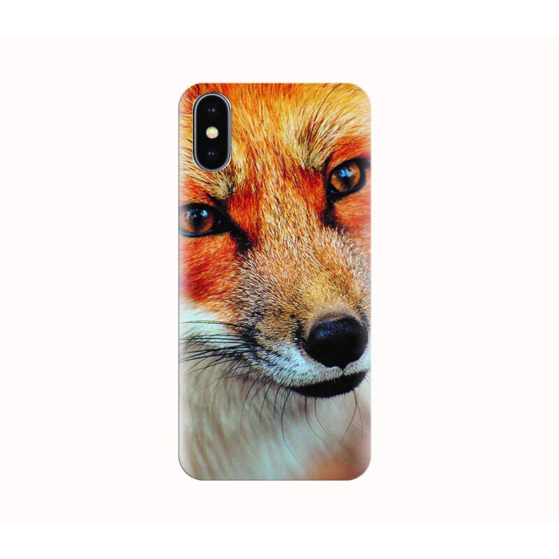 Husa silicon IPHONE X - fox