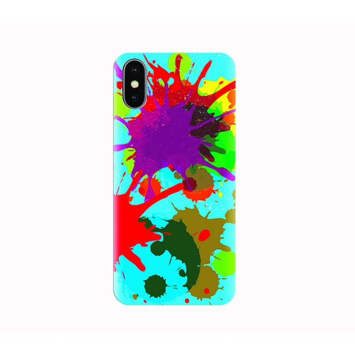 IPHONE X szilikon tok - holi splash