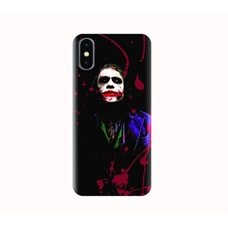 Husa silicon IPHONE X - joker splash