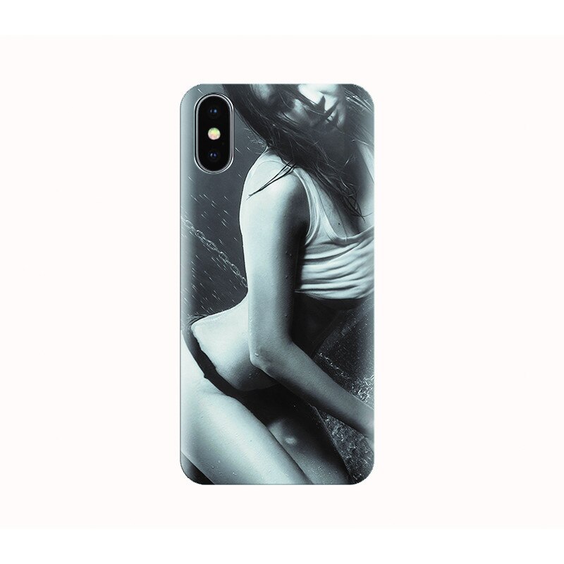 Husa silicon IPHONE X - hot girl