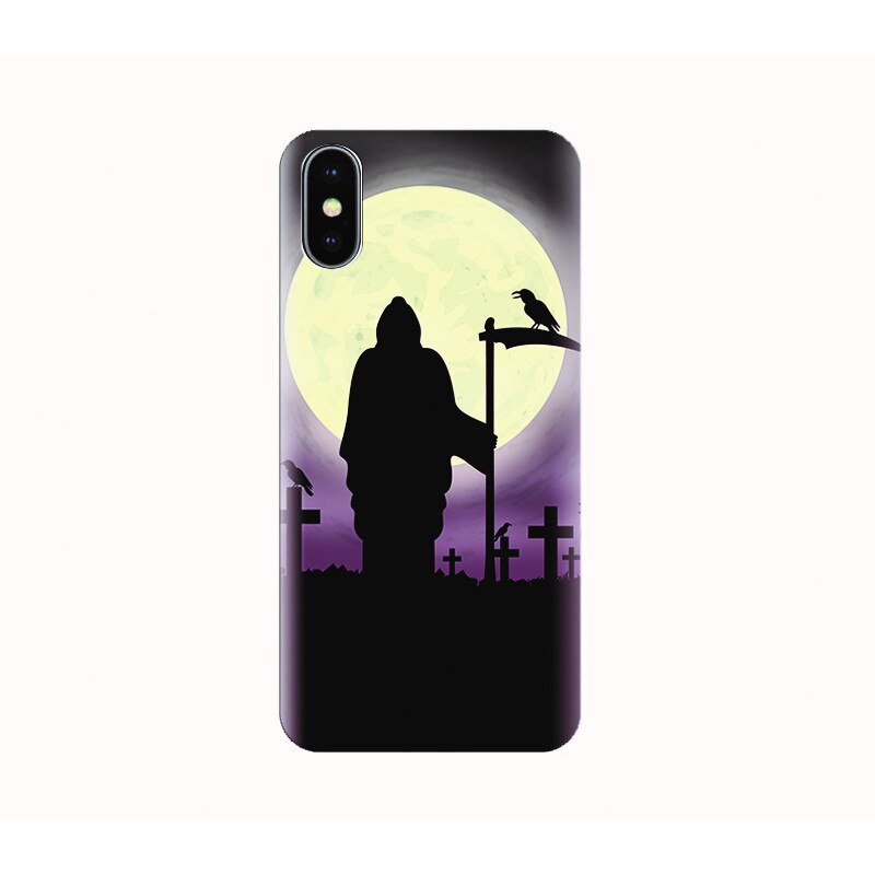Husa silicon IPHONE X - grim reaper