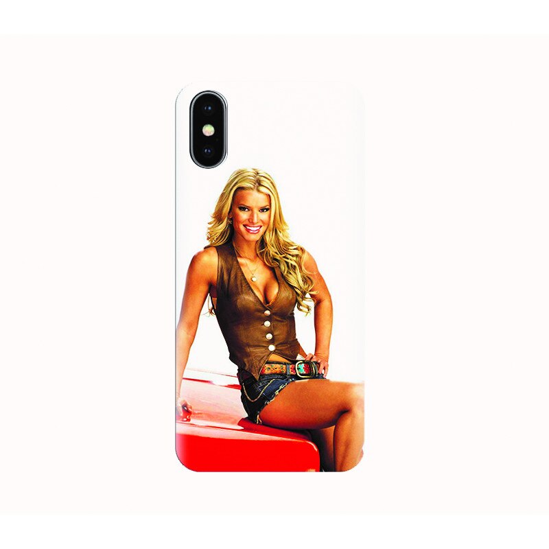 Husa silicon IPHONE X - jessica simpson