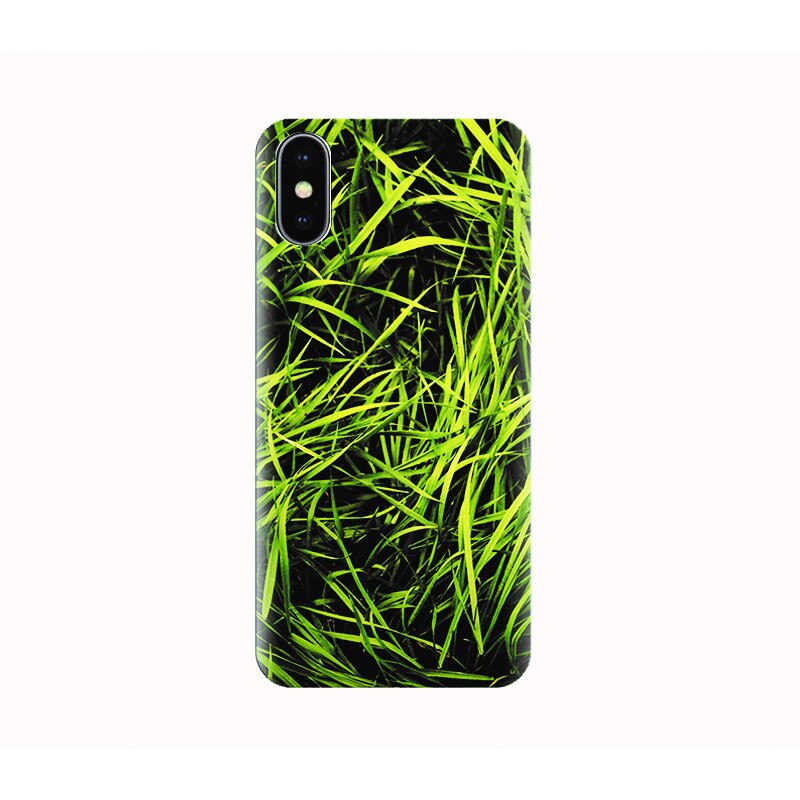 Husa silicon IPHONE X - grass