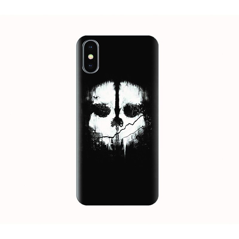 Husa silicon IPHONE X - ghosts skull
