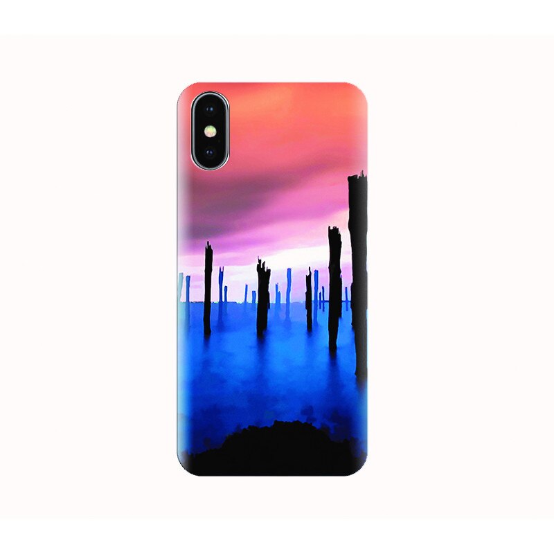 Husa silicon IPHONE X - painted