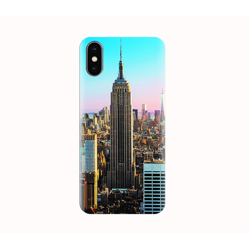 Husa silicon IPHONE X - new york