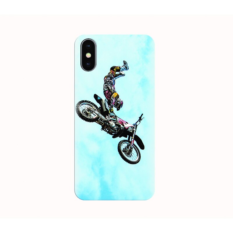 Husa silicon IPHONE X - motocross
