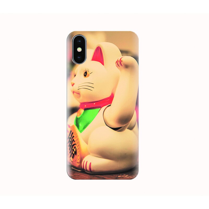 Husa silicon IPHONE X - maneki neko