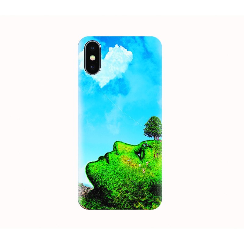 Husa silicon IPHONE X - love nature