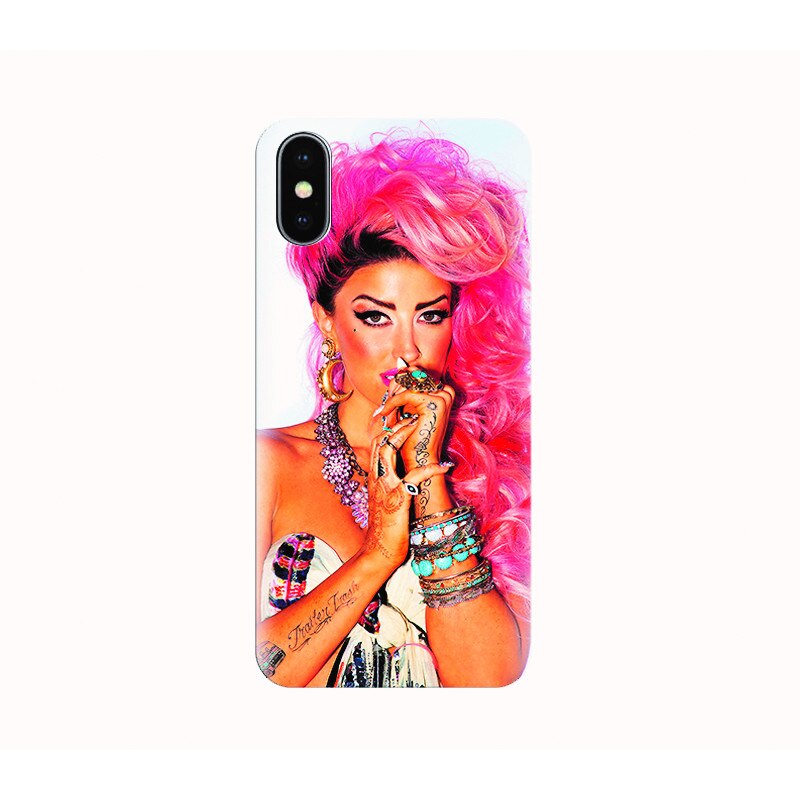 Husa silicon IPHONE X - neon hitch