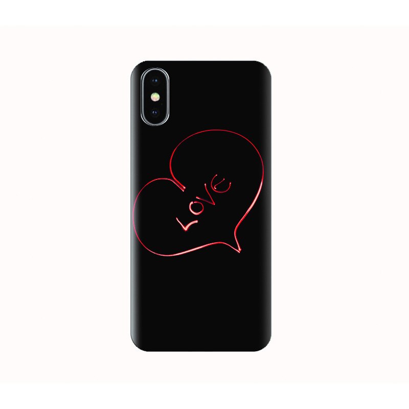 Husa silicon IPHONE X - love sign