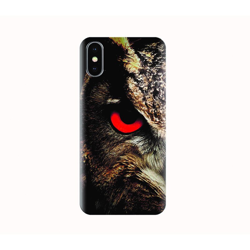 Husa silicon IPHONE X - night owl