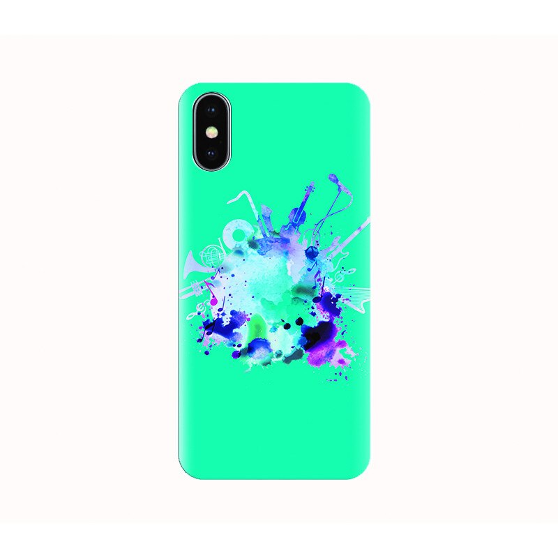 Husa silicon IPHONE X - music festival