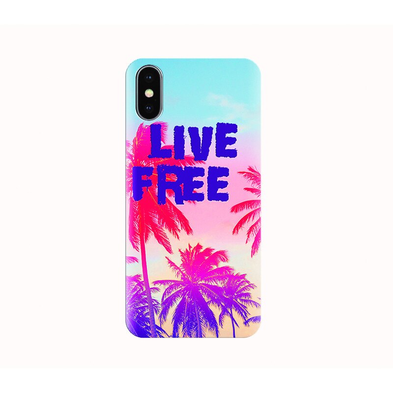 Husa silicon IPHONE X - live free