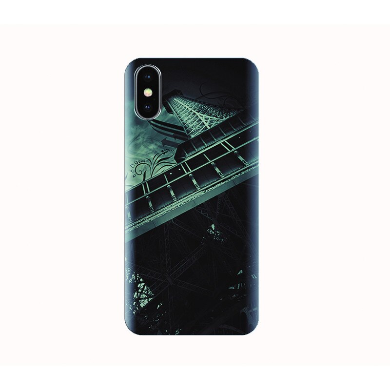 Husa silicon IPHONE X - night in paris