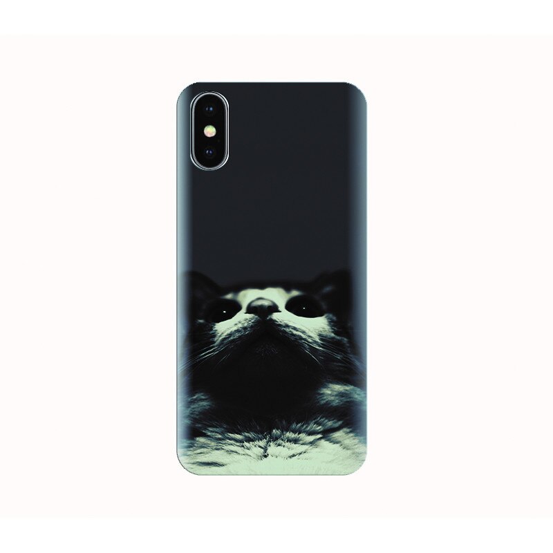 Husa silicon IPHONE X - kitty blues