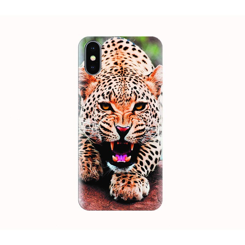 Husa silicon IPHONE X - leopard one