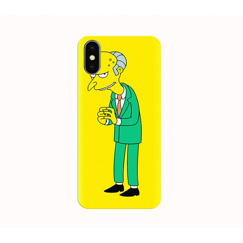 Husa silicon IPHONE X - mr burns