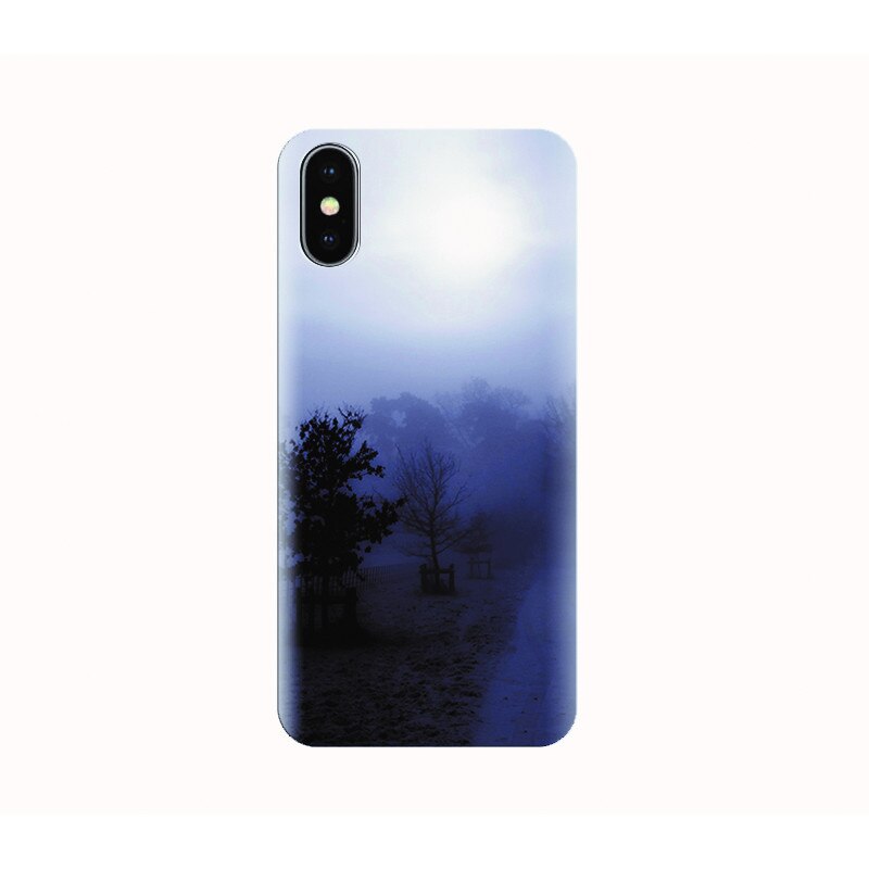 Husa silicon IPHONE X - misty road