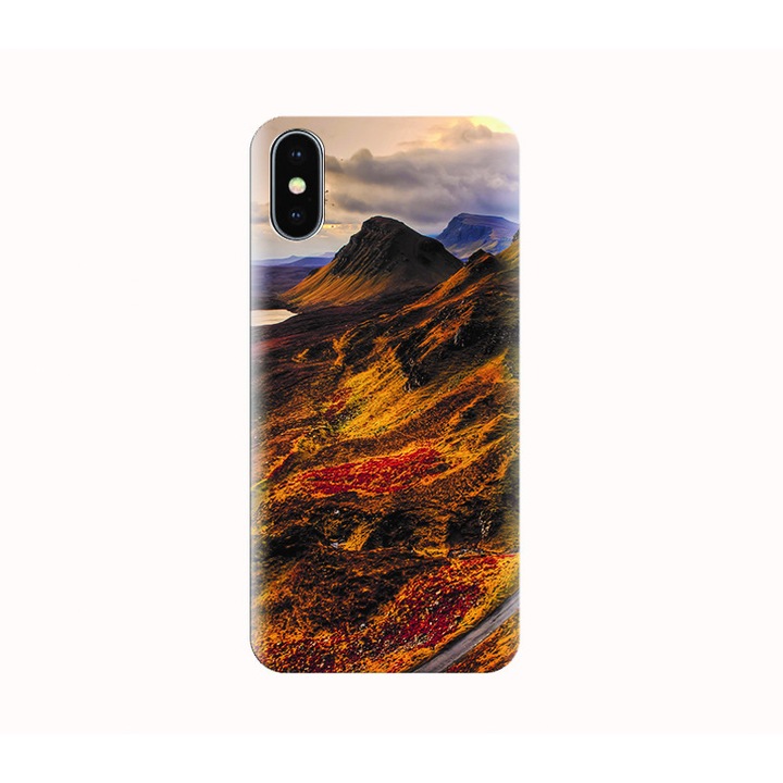Husa silicon IPHONE X - mountain escape