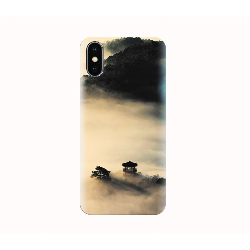 Husa silicon IPHONE X - mountain retreat
