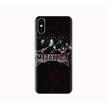 Husa silicon IPHONE X - metallica black Husa silicon IPHONE X - metallica black