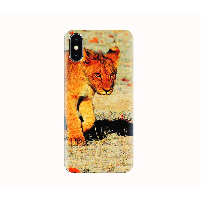 Husa silicon IPHONE X - lion cub