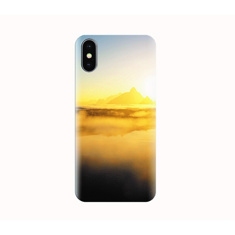 Husa silicon IPHONE X - mountain valley