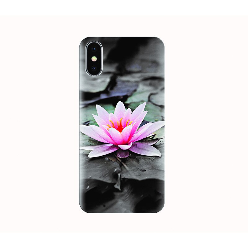 Husa silicon IPHONE X - sacred lily