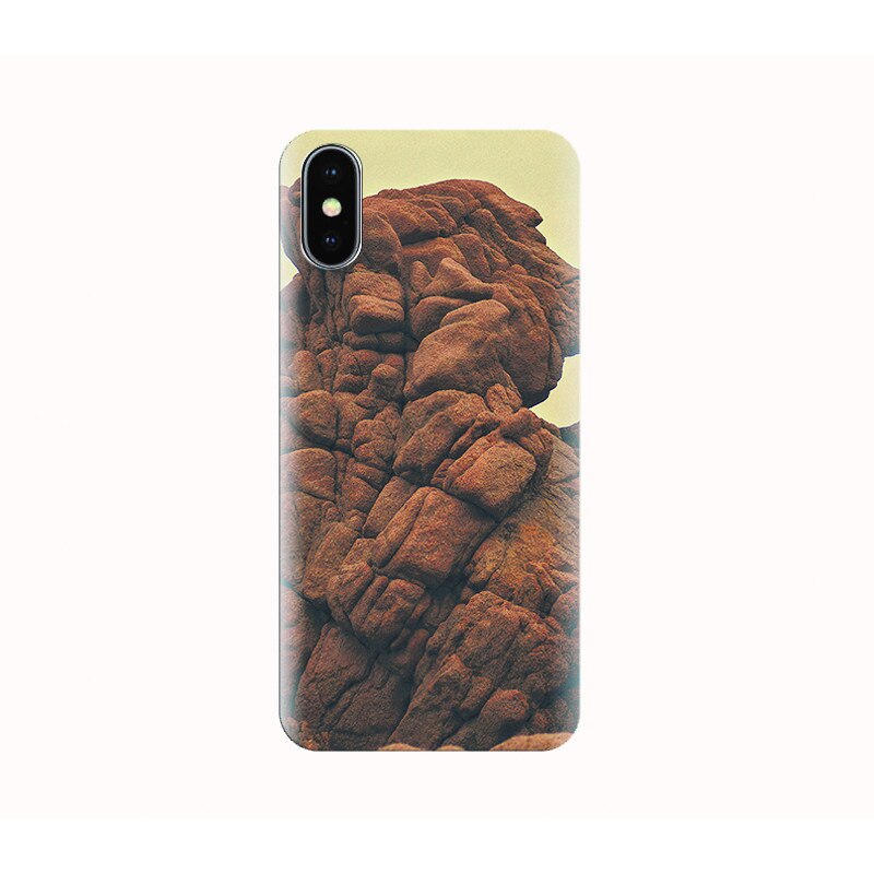 Husa silicon IPHONE X - red rock