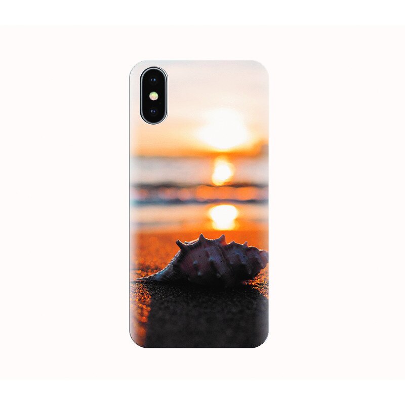 Husa silicon IPHONE X - sea shells