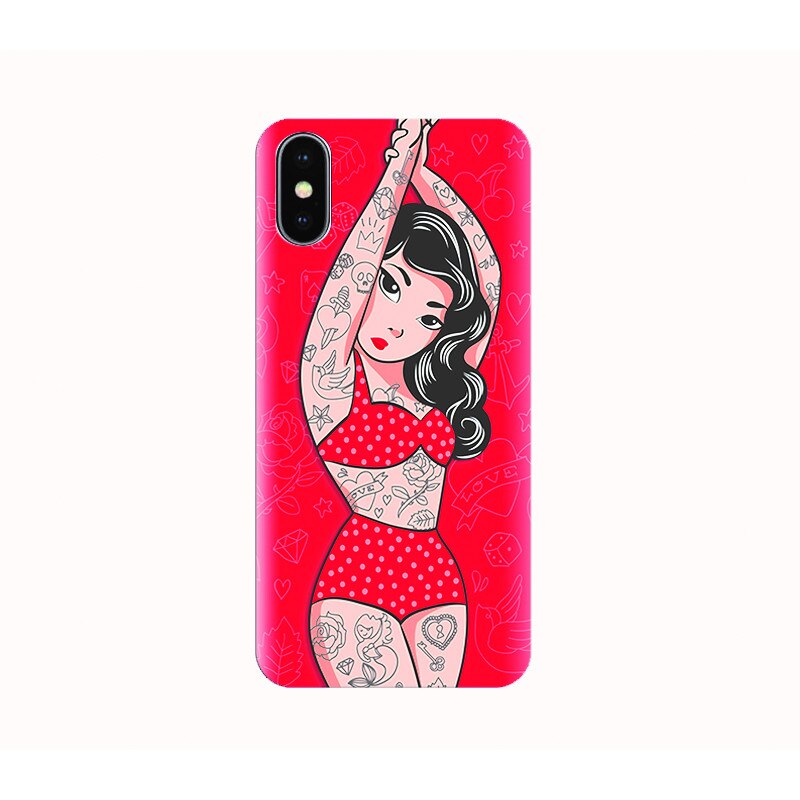 Husa silicon IPHONE X - pinky and brain