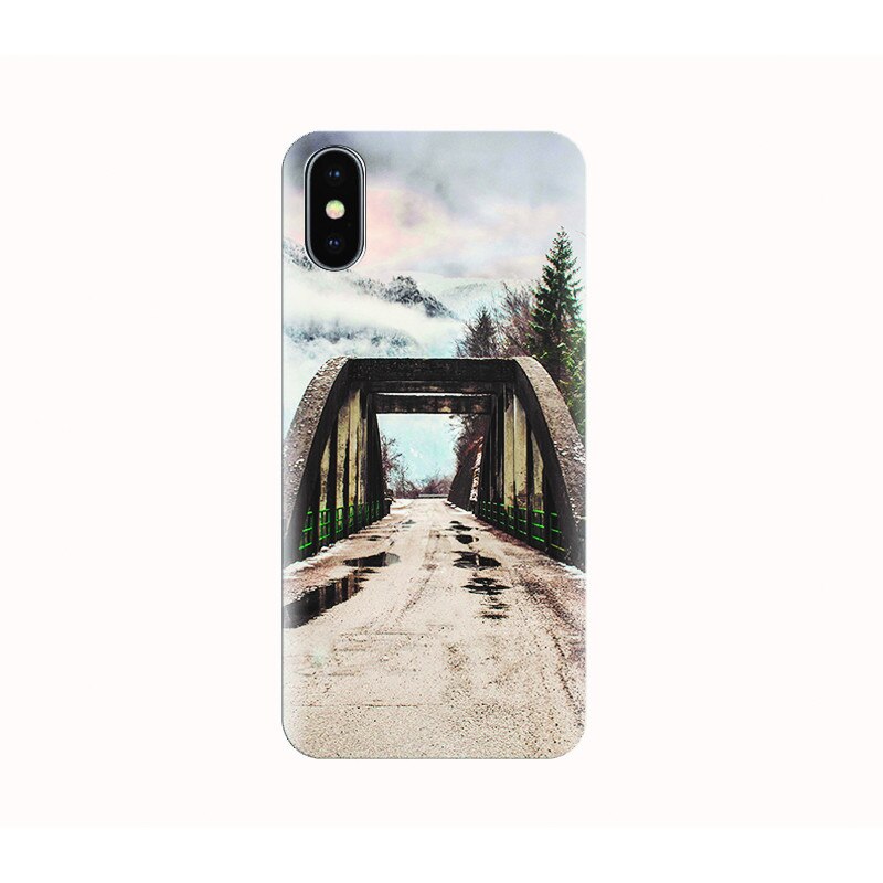 Husa silicon IPHONE X - silent road