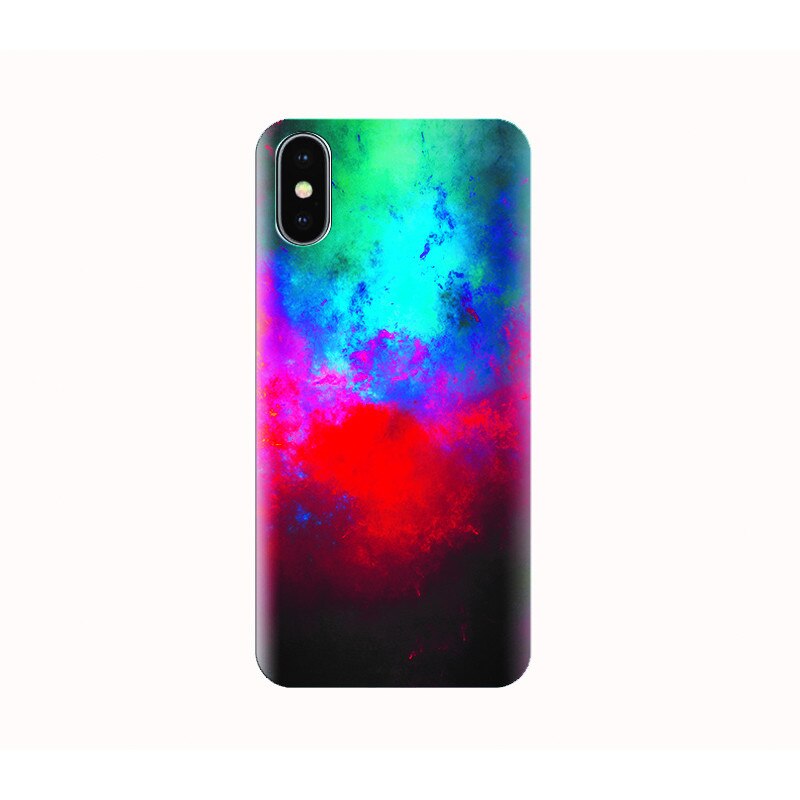Husa silicon IPHONE X - powder splash
