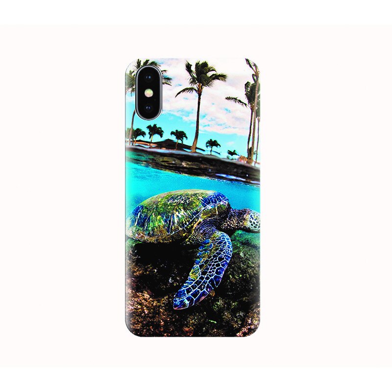Husa silicon IPHONE X - sea water