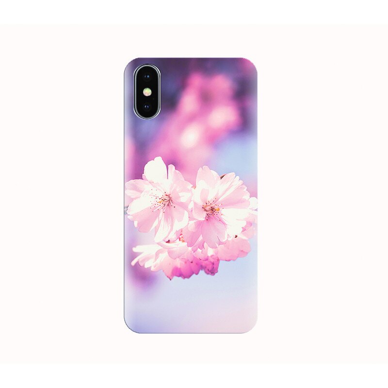 Husa silicon IPHONE X - pink fireworks