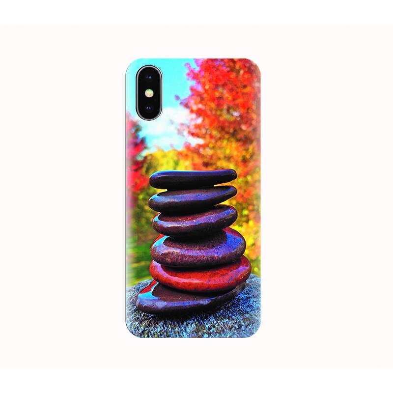 Husa silicon IPHONE X - stacking stones