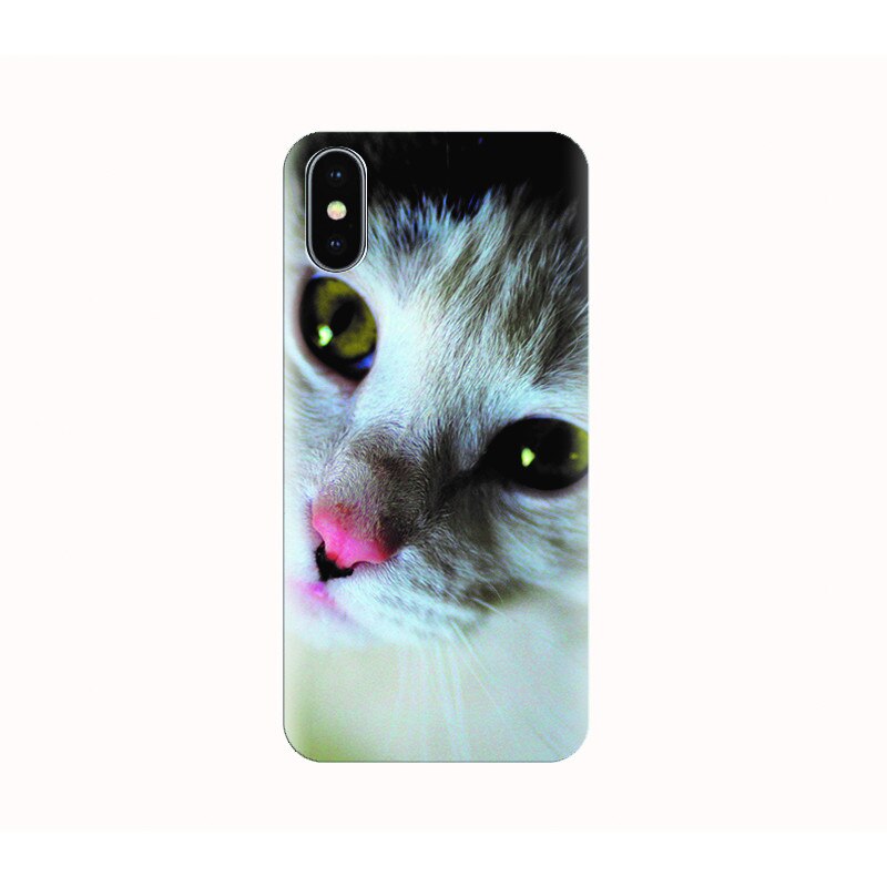 Husa silicon IPHONE X - tiny kitten