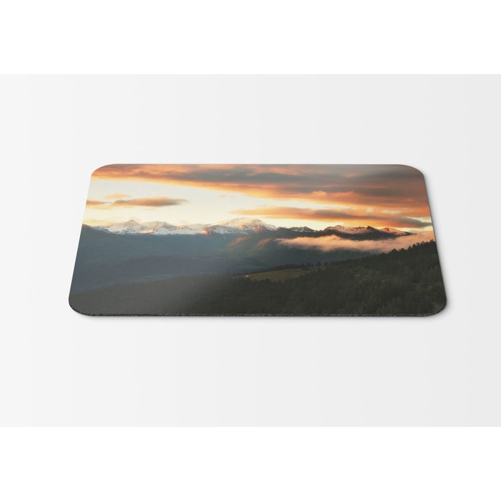Mouse Pad Mont Blanc French Alps Sunset Hd - 21.5 x 27 x 0.3cm