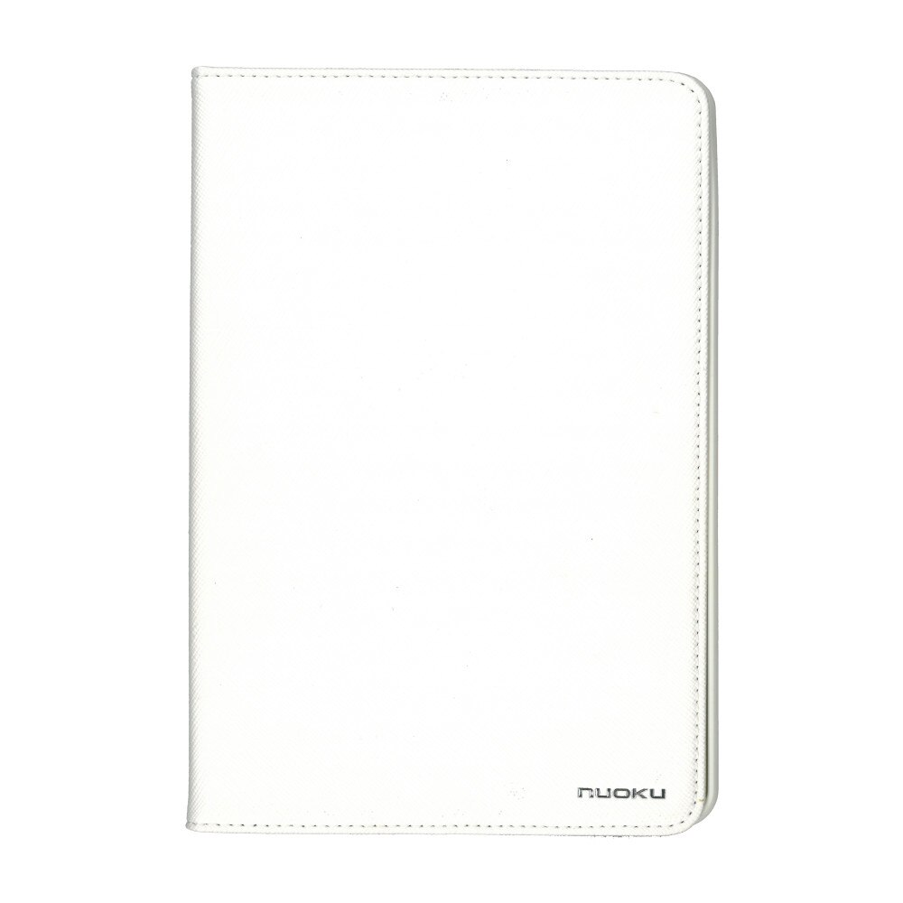 Husa flip tip carte, Nuoku, pentru iPad Mini 4, alba