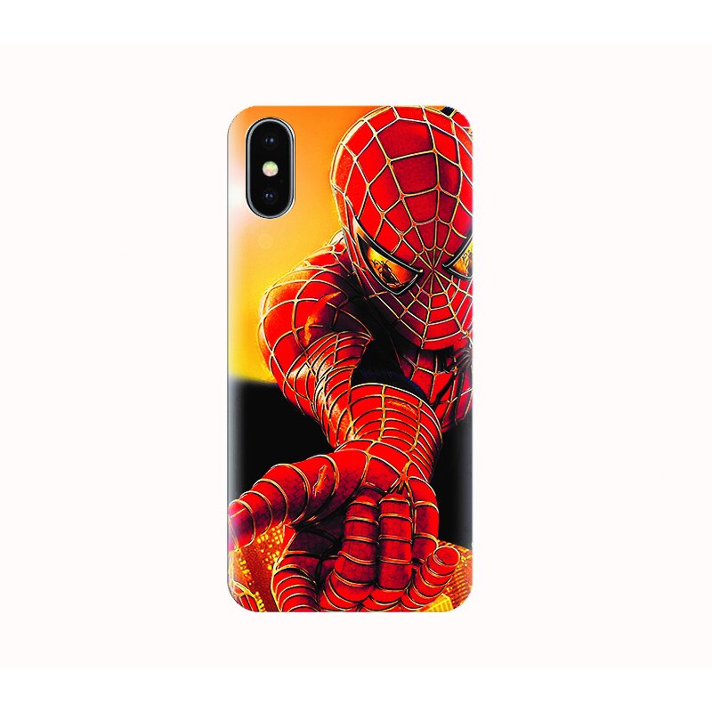 Husa silicon IPHONE X - spidey
