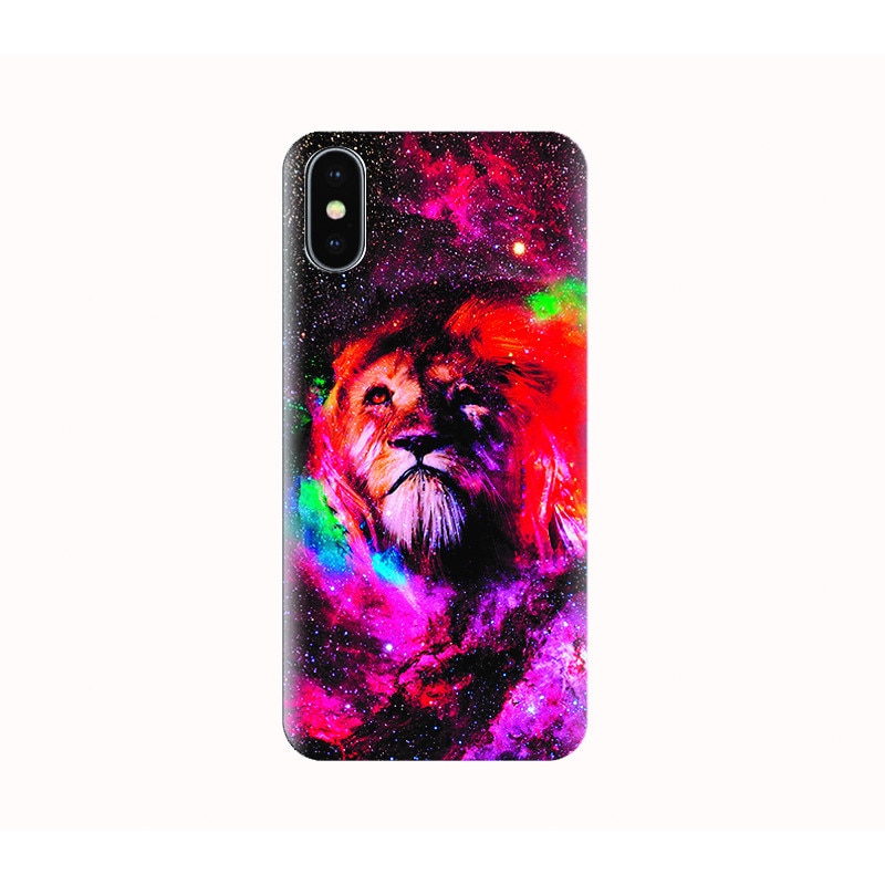 Husa silicon IPHONE X - space lion