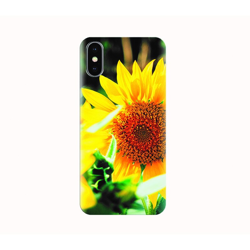 Husa silicon IPHONE X - sunflower