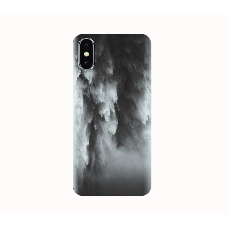 Husa silicon IPHONE X - water plant