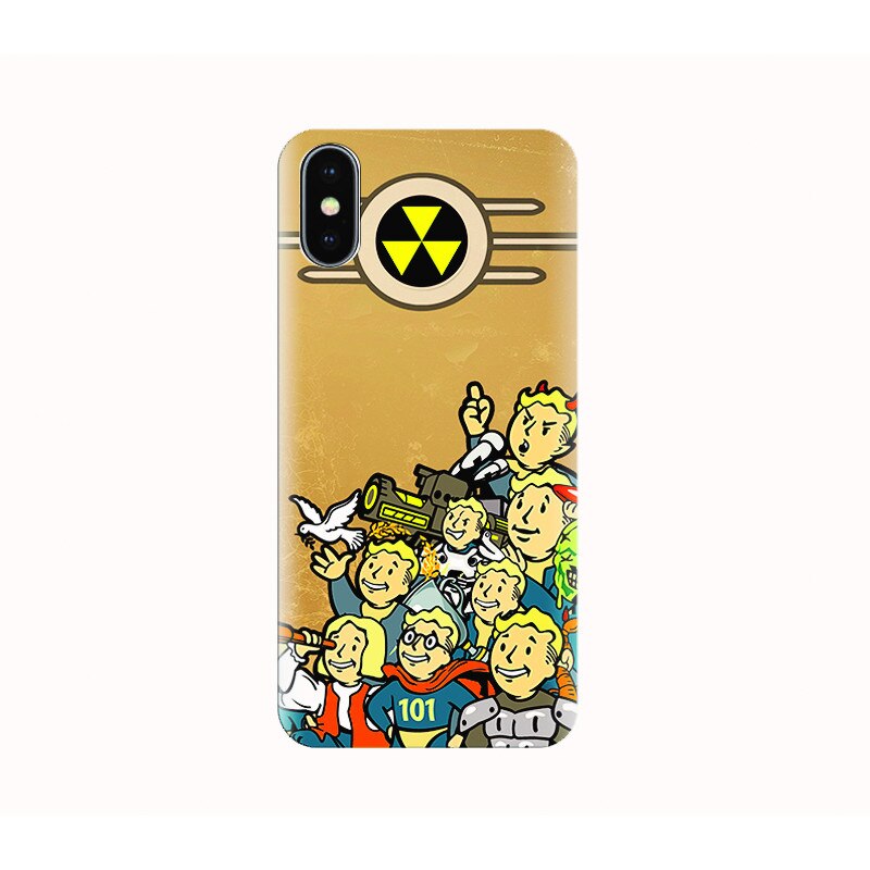 Husa silicon IPHONE X - vault boy perks