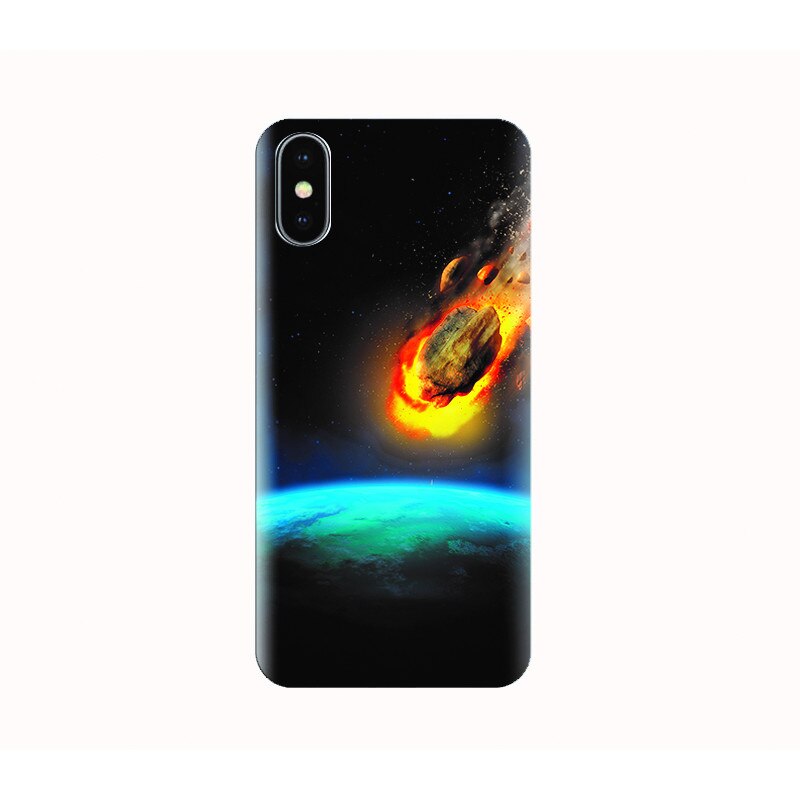 Husa silicon IPHONE X - space meteorite