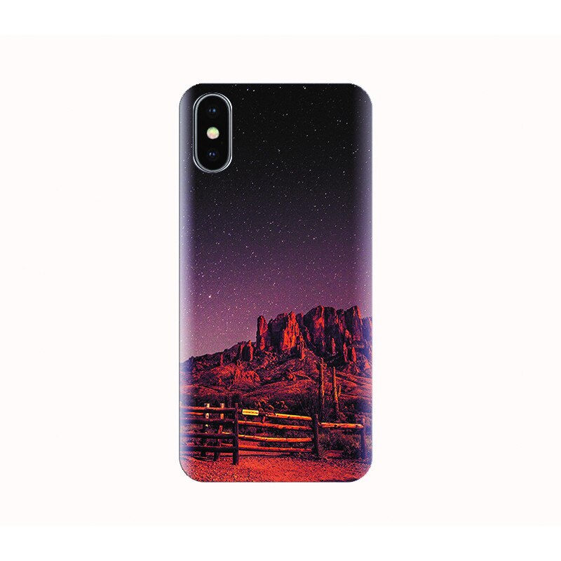 Husa silicon IPHONE X - starry night