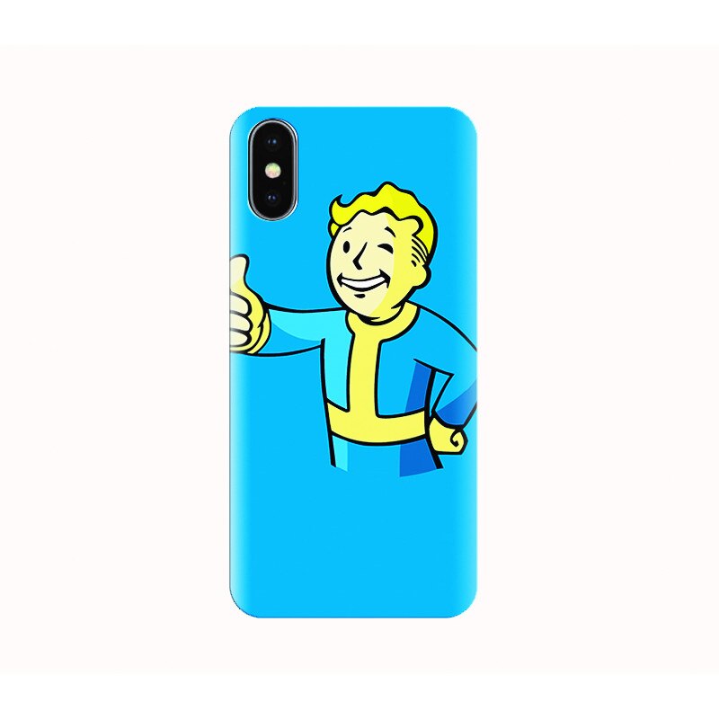 Husa silicon IPHONE X - vault boy