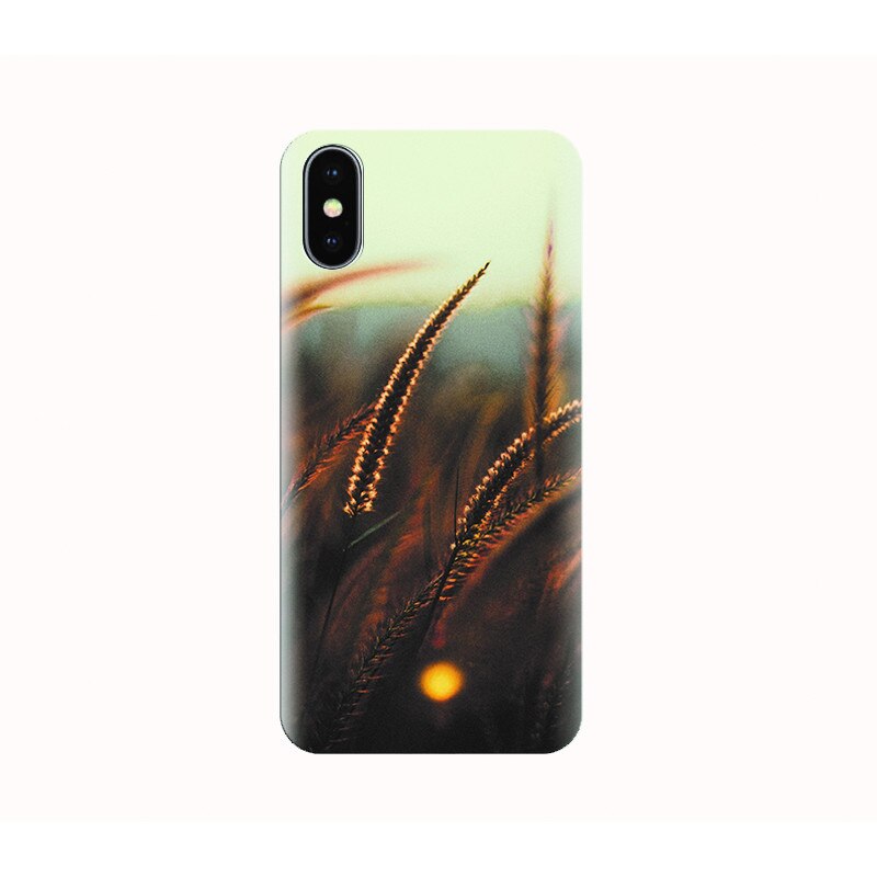 Husa silicon IPHONE X - wheat field